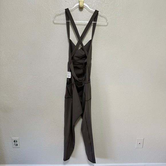 NEW free people movement My High Onesie brown jumpsuit size L - Picture 9 of 14